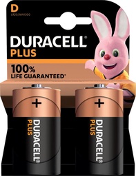 [TIM-141988] Batterij Duracell Plus 100% D (2)