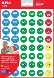 [TIM-14811] Beloningssticker Apli Kids Happy Smile groot (576)