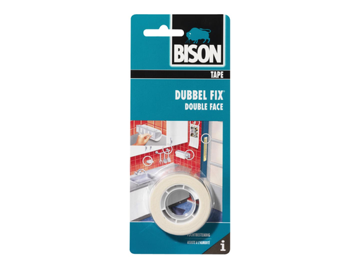 [TIM-1493044] Plakband Bison dubbelzijdig 19mmx1,5m blister