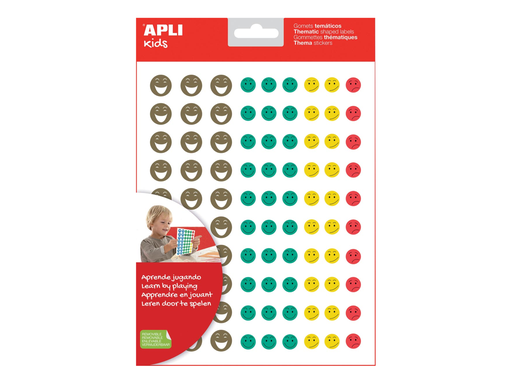 [TIM-16801] Beloningssticker Apli Kids Happy Smile klein (1080)