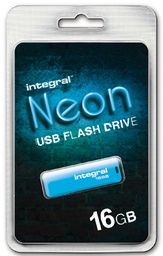 [TIM-16NEONB] USB-stick Integral Neon 2.0 16GB blauw