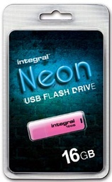 [TIM-16NEONP] USB-stick Integral Neon 2.0 16GB roze