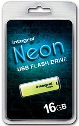 [TIM-16NEONY] USB-stick Integral Neon 2.0 16GB geel
