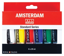 [TIM-1782046] Acrylverf Amsterdam 20ml assorti (6)