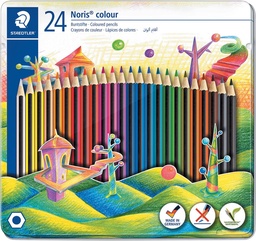 [TIM-185M24] Kleurpotlood Staedtler Noris Colour assorti (24)