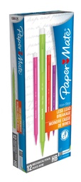 [TIM-1906125] Vulpotlood Paper Mate Non-Stop 0,7mm wegwerp assorti (12)