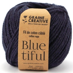 [TIM-200321] Touw Graine Creative Macramé 2,5mmx50m indigo