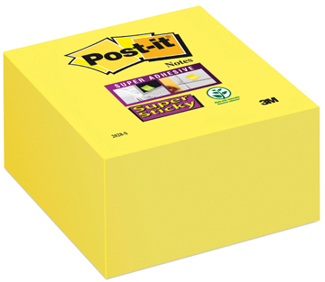 [TIM-2028S] Memoblok Post-It Super Sticky 76x76mm neongeel 350vel