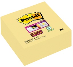 [TIM-2028SSY] Memoblok Post-it Super Sticky 76x76mm geel