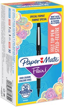[TIM-2077174] Fineliner Paper Mate Flair Original zwart 30+6 gratis
