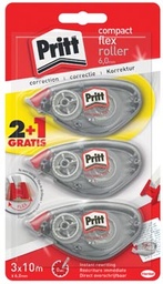 [TIM-2115294] Correctieroller Pritt Compact Flex 6mmx10m blister 2+1 gratis