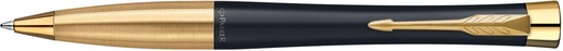 [TIM-2143640] Balpen Parker Urban Twist blauwe inkt medium punt giftbox GT Muted Black zwart/goud