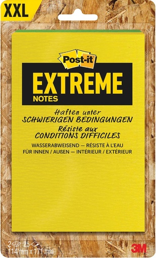 [TIM-2211780] Memoblok Post-It Extreme 114x171mm 25vel assorti (2)