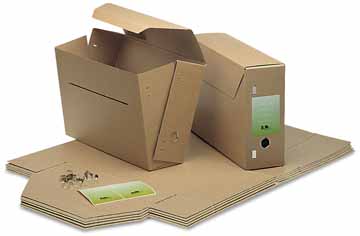 [TIM-2303700] Gemeentearchiefdoos Jalema 260x370mm rug 115mm zonder jalemaclip bruin