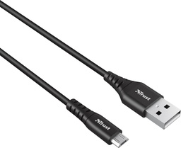 [TIM-23567] Oplaad- en gegevenskabel Trust Ndura USB naar micro-USB 1m zwart