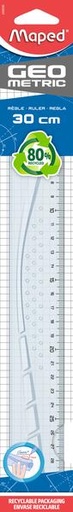 [TIM-242030] Meetlat plastic Maped geometric 30cm