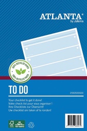 [TIM-2550506] Checklist Atlanta To Do Daily 10,5x14,8cm small