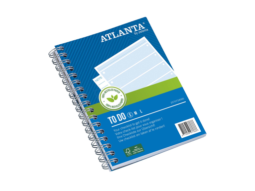 [TIM-2570724] Checklist Atlanta To Do Daily 14,5x10,5cm spiraalbinding small