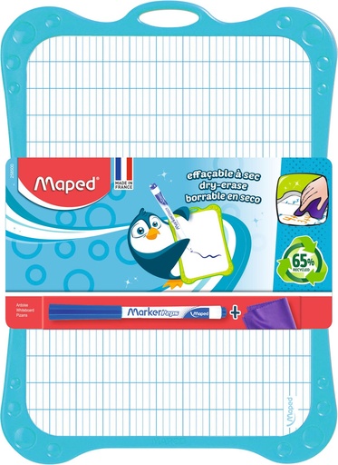 [TIM-258500] Whiteboard Maped 19x26cm + stift + wisser