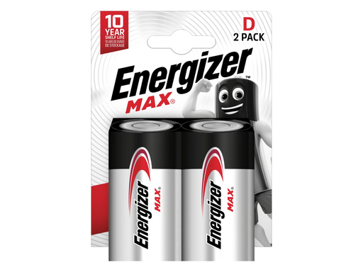 [TIM-2682305] Batterij Energizer Max D (2)
