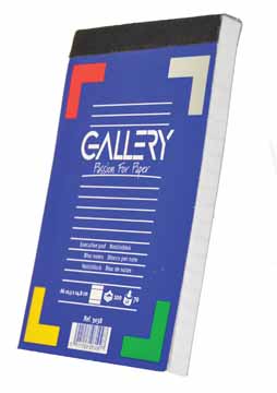 [TIM-3038] Schrijfblok Gallery 10,5x14,8cm A6 gelijnd 100vel