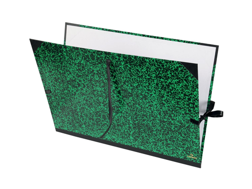 [TIM-3127CA] Tekenmap Canson classic 78x115cm met linten groen/zwart