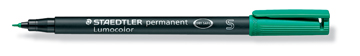 [TIM-313-5] Permanent marker Staedtler Lumocolor OHP 313 ronde punt 0,4mm groen