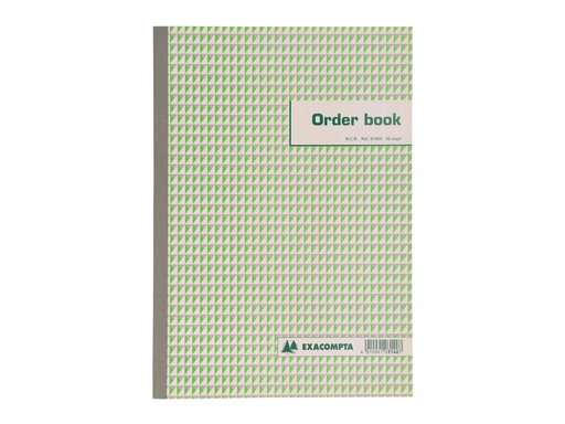 [TIM-3140X] Orderboek Exacompta karton 29,7x21cm 50blad dupli gelijnd