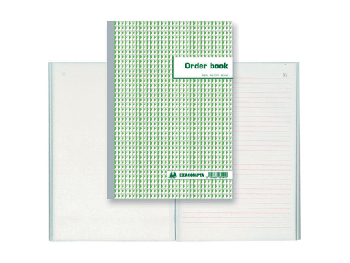 [TIM-3141X] Orderboek Exacompta karton 29,7x21cm 50blad tripli gelijnd