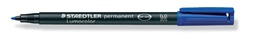 [TIM-317-3] Permanent marker Staedtler Lumocolor OHP 317 ronde punt 1mm blauw