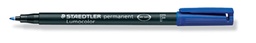 [TIM-318-3] Permanent marker Staedtler Lumocolor OHP 318 ronde punt 0,6mm blauw