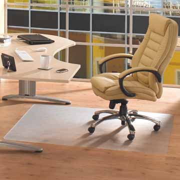 [TIM-3215232] Vloermat bescherming Floortex Computex PVC 120x150cm voor harde vloer transparant