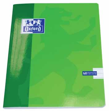[TIM-325109] Schrift Oxford School karton A5 gelijnd 120blz assorti