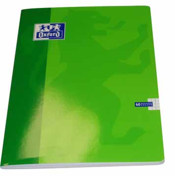 [TIM-325240] Schrift Oxford School karton A4 geruit 120blz assorti