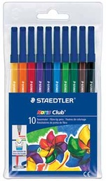 [TIM-326P10] Viltstift Staedtler Noris 326 assorti (10)