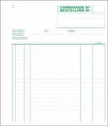 [TIM-33103X] Bestellingen Exacompta karton 21x18cm 50blad tripli nederlandstalig