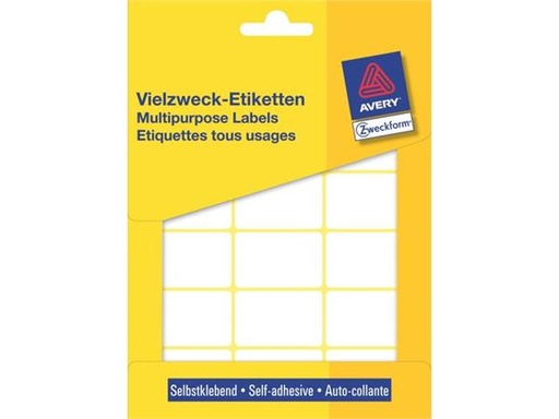 [TIM-3325A] Etiketten Avery 38x24mm wit (522)