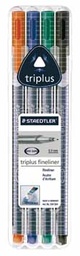 [TIM-334SB4] Fineliner Staedtler Triplus 334 0,3mm assorti (4)