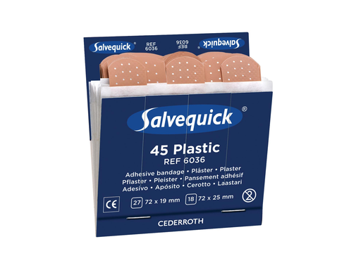 [TIM-33503] Navulling voor pleisterautomaat Salvequick 45 plastic pleisters (6)