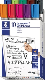 [TIM-351B10] Whiteboardmarker Staedtler Lumocolor 351 ronde punt 2mm assorti (10)