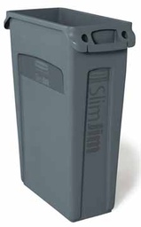 [TIM-354060G] Vuilniscontainer Rubbermaid Slim Jim 87l grijs