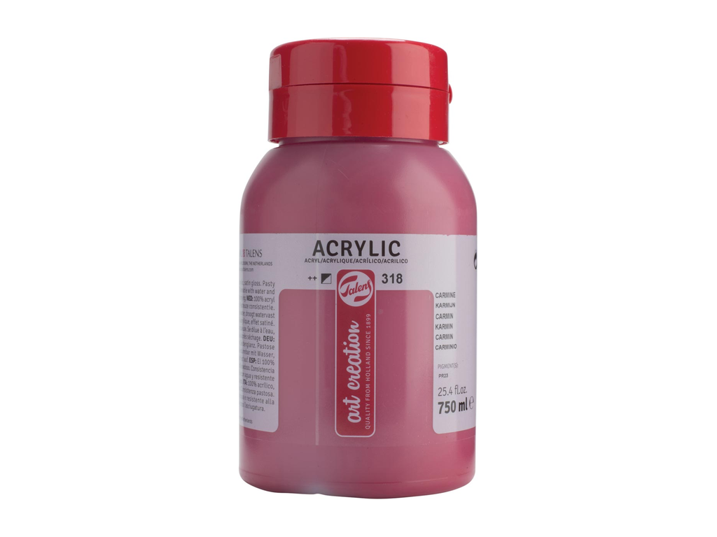 Acrylverf Talens artcreation 750ml karmijn