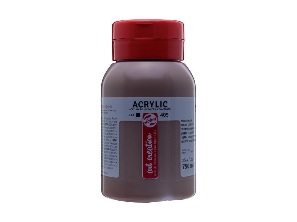 Acrylverf Talens artcreation 750ml omer gebrand