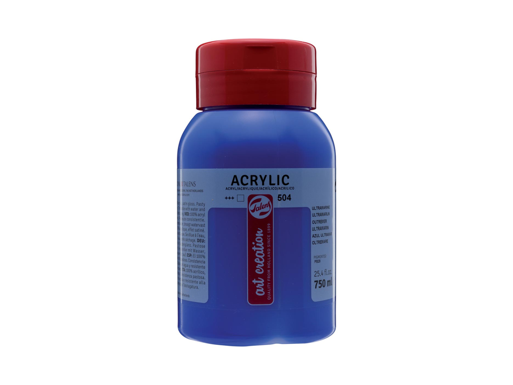 Acrylverf Talens artcreation 750ml ultramarijn