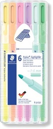 [TIM-366SB6] Markeerstift Staedtler Textsurfer Triplus 362C assorti (6)