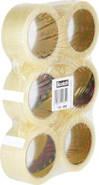 [TIM-371BC5T] Verpakkingstape Scotch Classic 50mmx66m transparant (6)