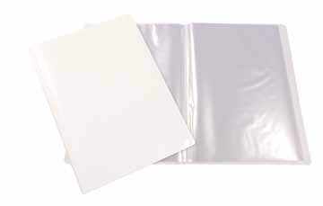 [TIM-37744S] Personaliseerbaar showalbum Beautone PP A4 60 tassen wit