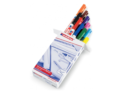 [TIM-400ASS] Permanent marker Edding 400 ronde punt 1mm assorti (10)