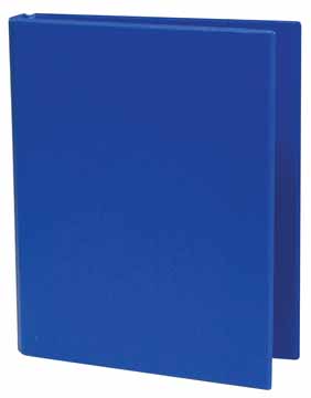 [TIM-400BL] Ringmap Aurora PVC A5 2 O-ringen 25mm rug 40mm blauw