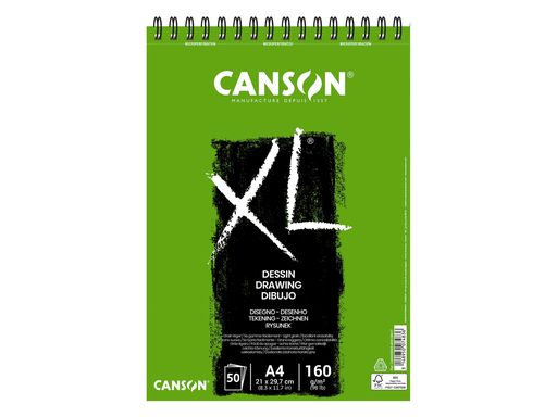 [TIM-4039088] Tekenblok Canson XL A4 160gr 50vel wit